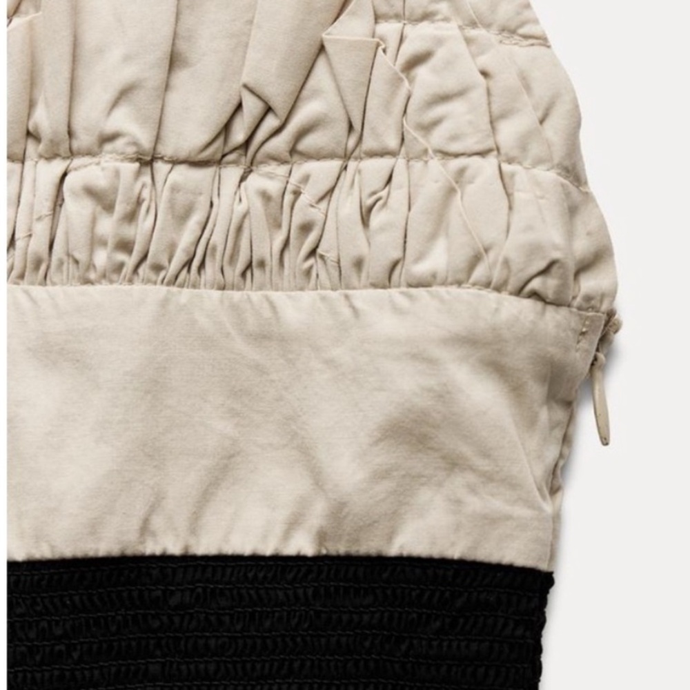 ZARA Contrasting Ruffled Top - Picture 6 of 6